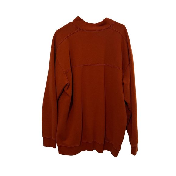 Columbia Mens Orange 1/4 Zip Fleece Pullover Sz XXL - Picture 2 of 6